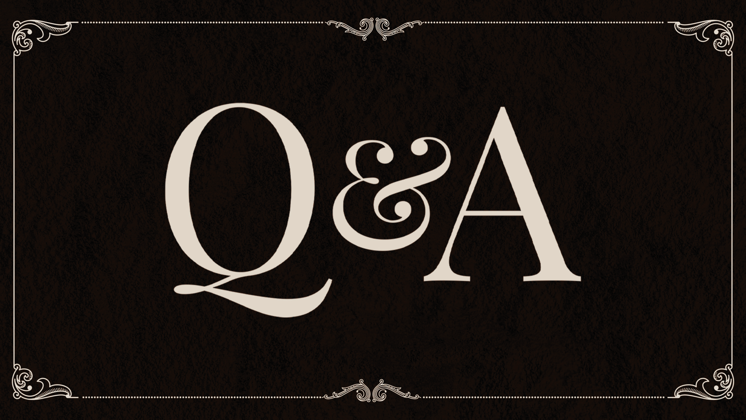 Q&A Show Title